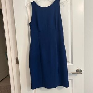 Elegant Blue Sleeveless Dress